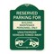Signmission Reserved Parking for Building Maintenance Personnel Only Unauthorized Vehicles Towed, G-1824-23129 A-DES-G-1824-23129 - alternate 1